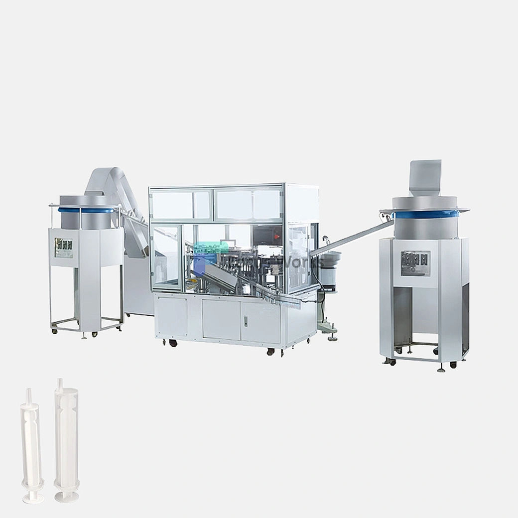 Automated assembly machine , syringe assembly machine , syringe machine